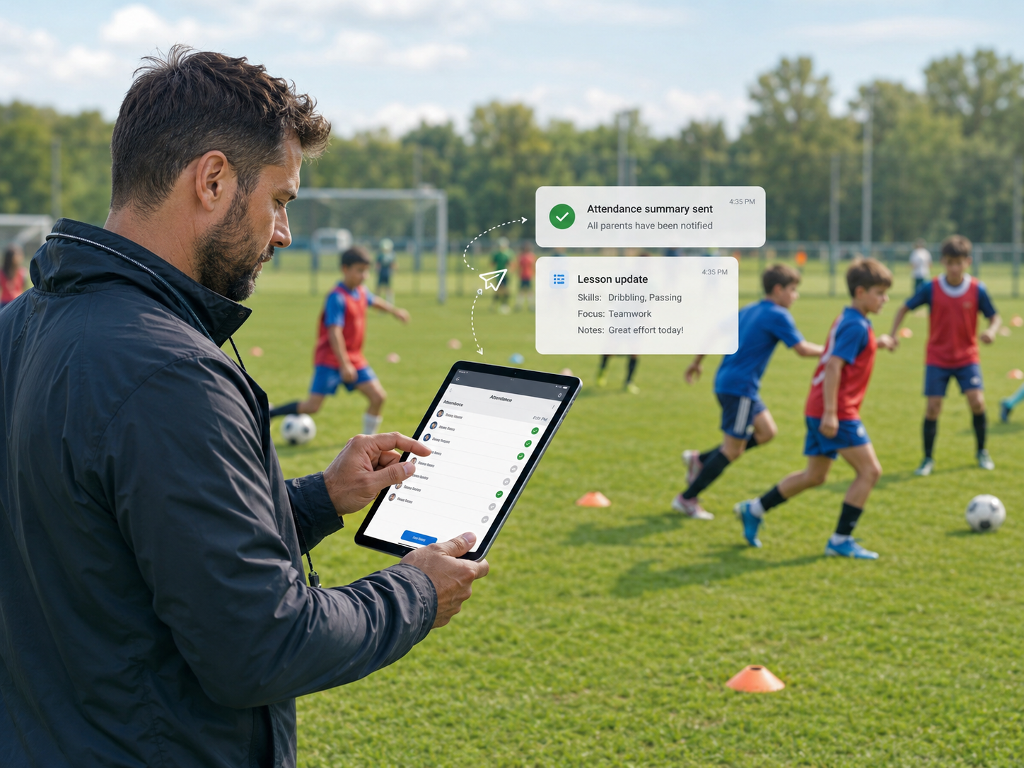Sporcu gelişiminin veliyle paylaşılması