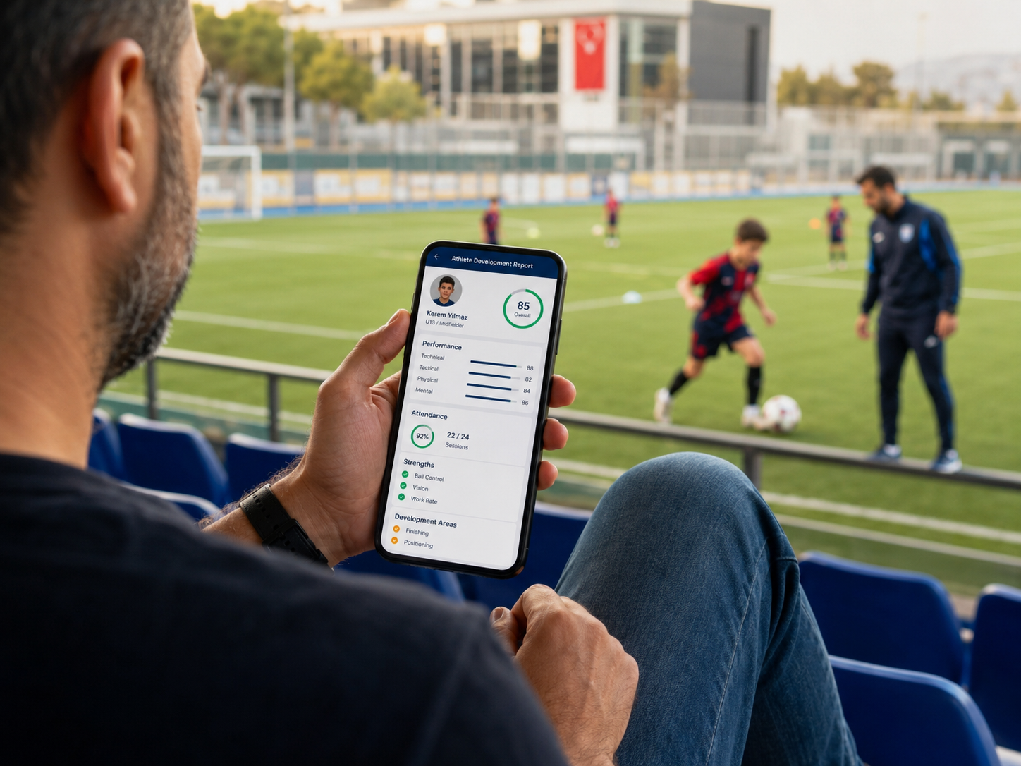 Dijital sistemlerle sporcu gelişim takibi