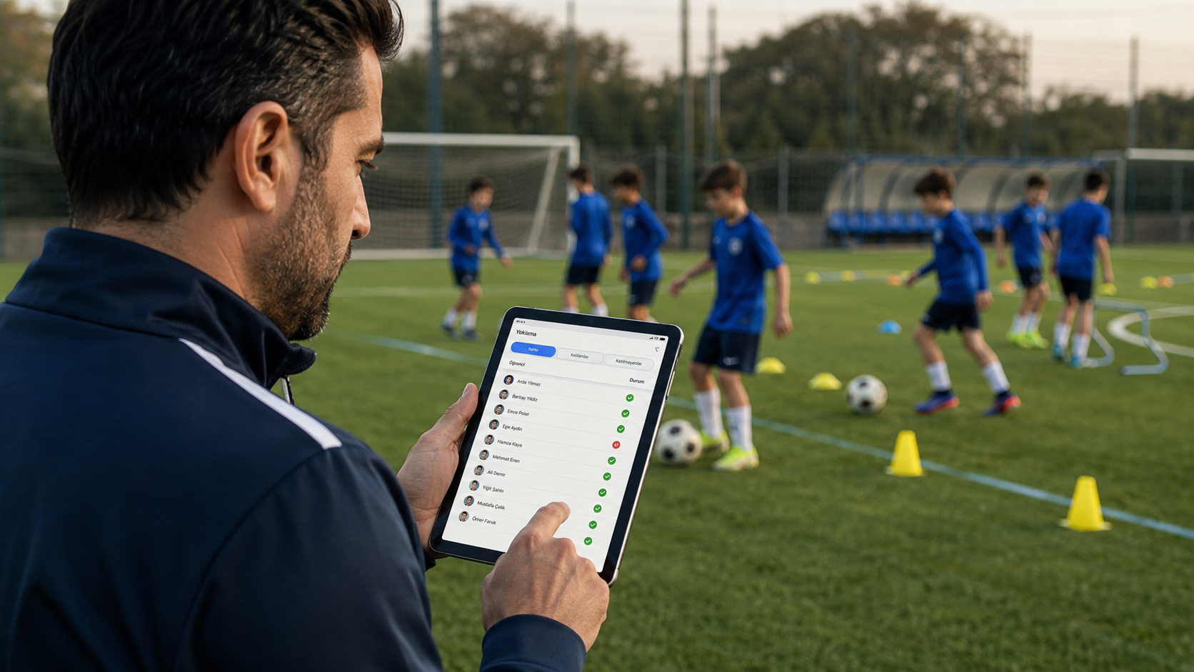 MobyGo mobil spor okulu uygulaması ekranı