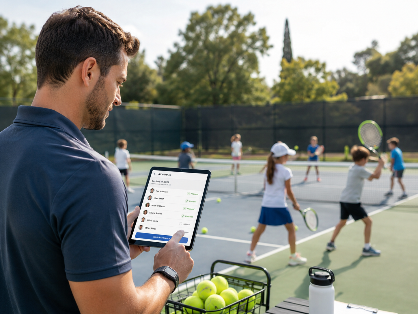 Tenis okulu yönetim sistemi
