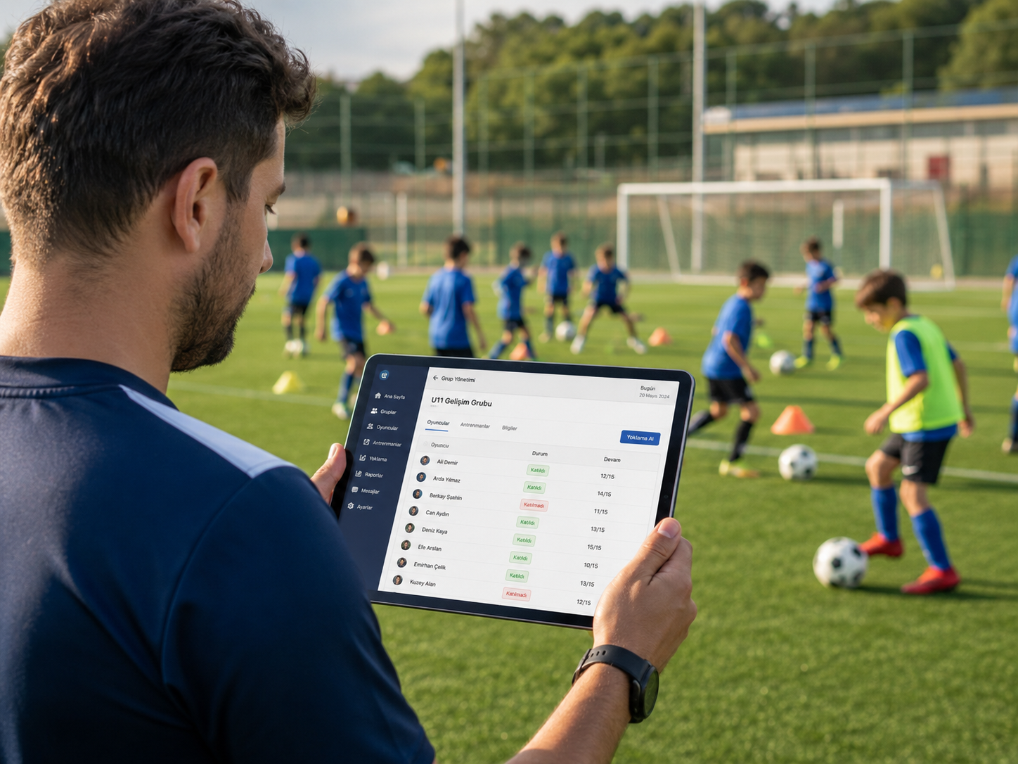 Futbol okulu yönetim sistemi